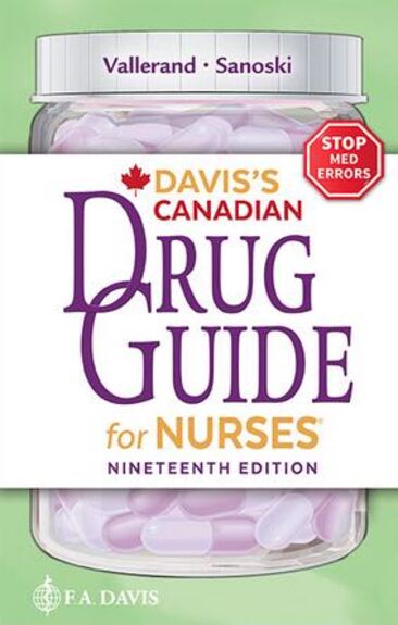 Davis's Canadian Drug Guide for Nurses